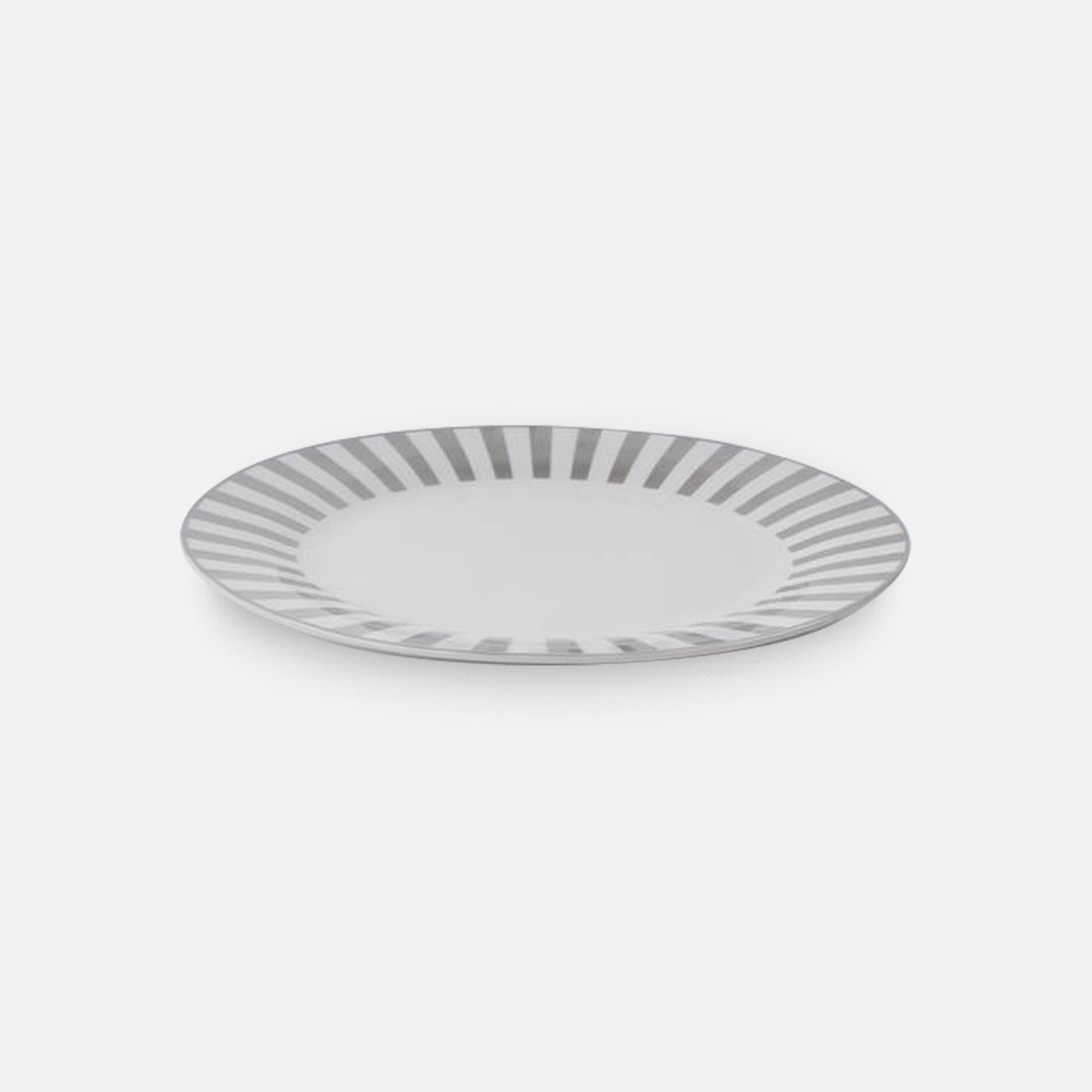 Assiette principale 10''-Circus argent